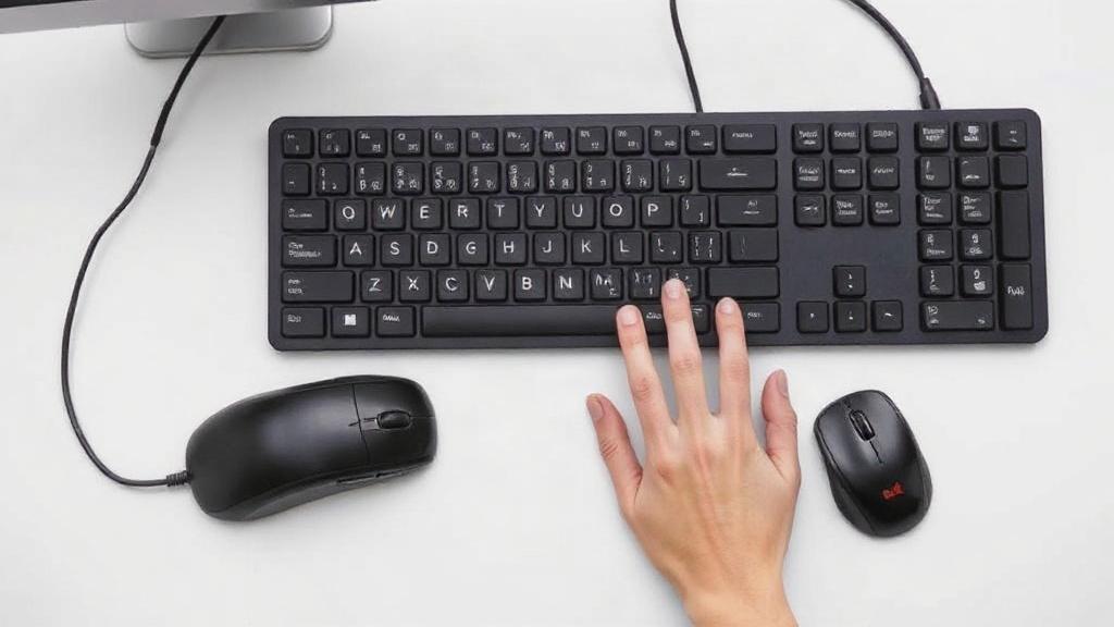 PC-Maus und Tastatur Ergonomie – Vorbeugung des Karpaltunnelsyndroms. Ergonomie beginnt nicht bei der Maus