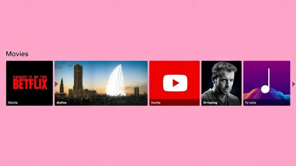 Die beliebtesten Plattformen für Filme und Musik